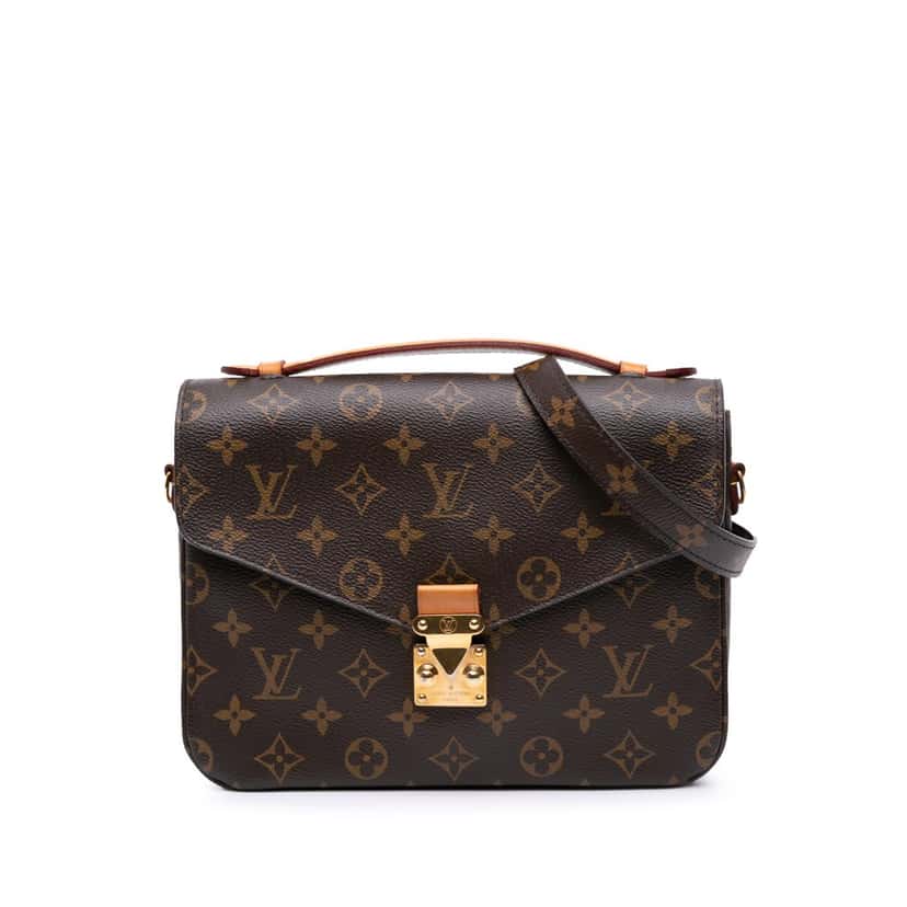 Louis Vuitton Monogram Pochette Metis Brown Canvas Good condition - Front View