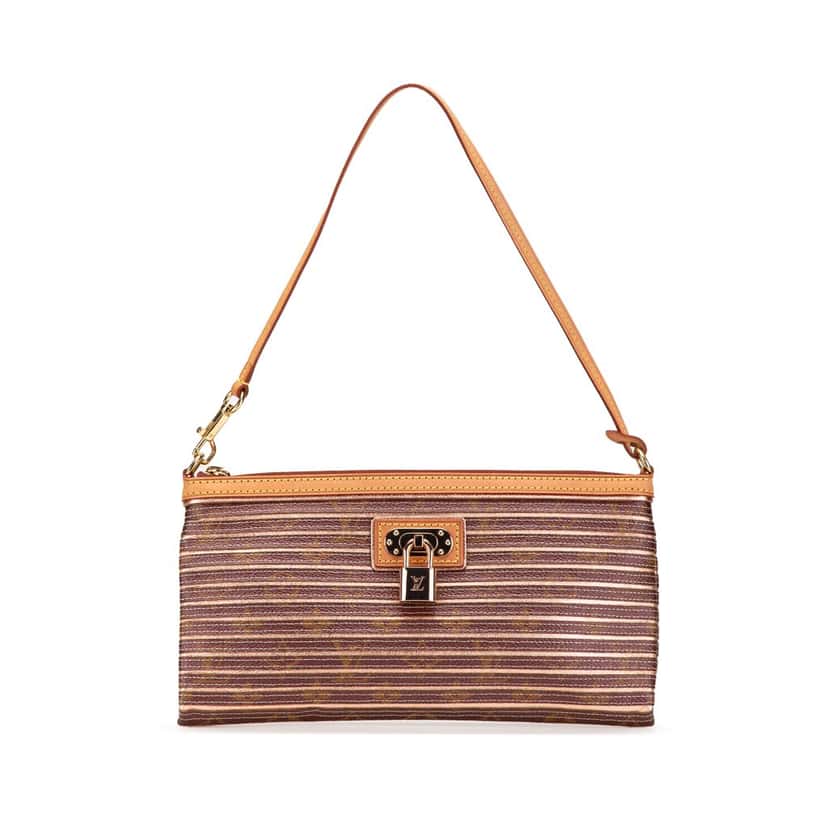 Louis Vuitton Monogram Eden Zoe Pochette Brown Canvas Good condition - Front View