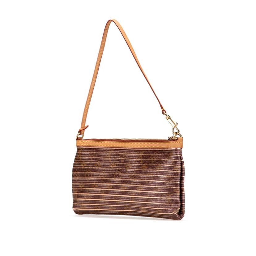 Louis Vuitton Monogram Eden Zoe Pochette Brown Canvas Good condition - Back View