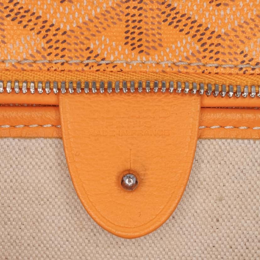 Goyard Goyardine Artois MM Yellow Canvas Good condition - Box View