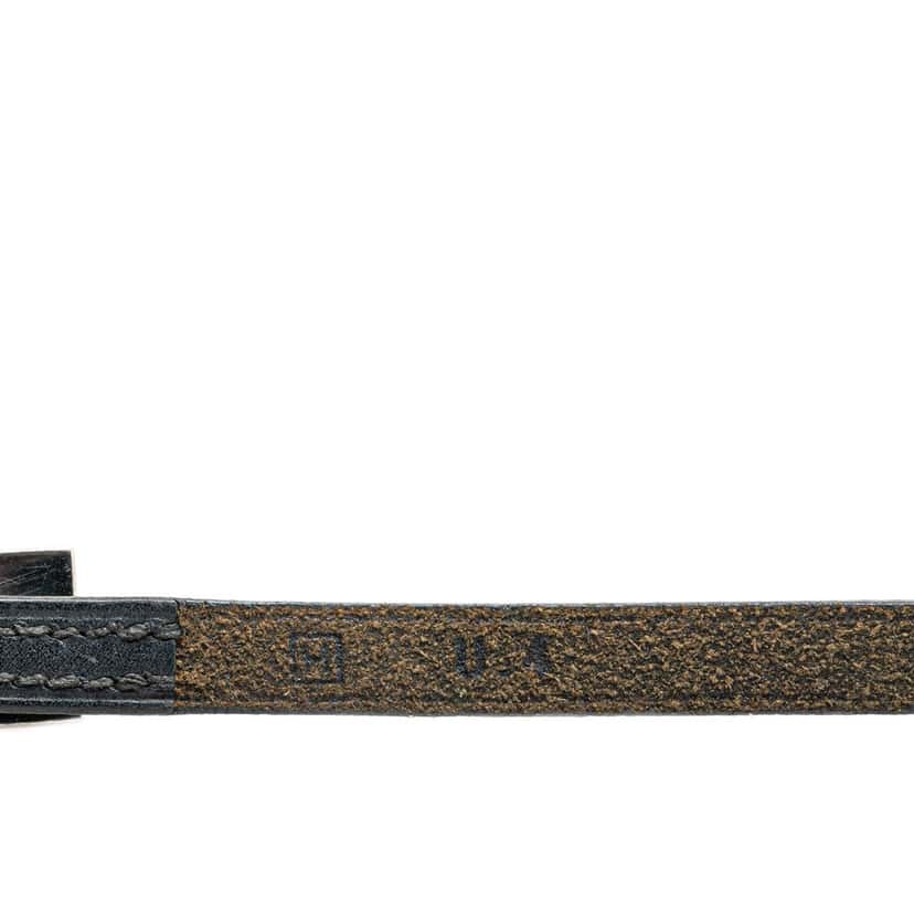 Hermès Leather Triple Tour Buckle Bracelet Black Leather Good condition - Box View