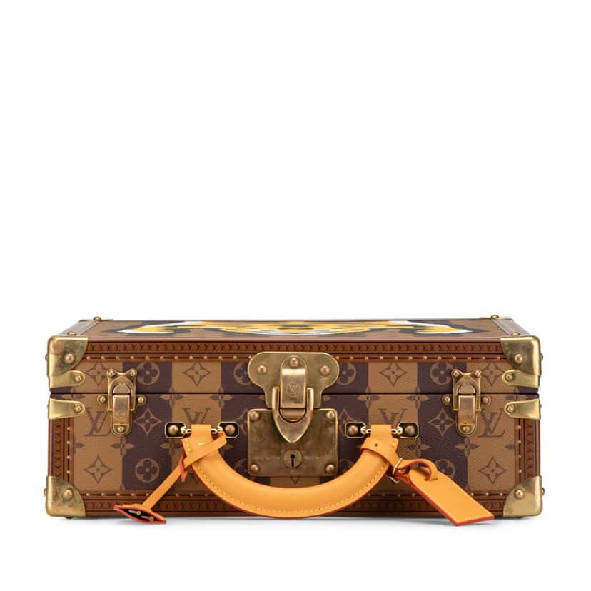 Louis Vuitton Monogram Nigo Cotteville 40 Brown Canvas Good condition - Inside View