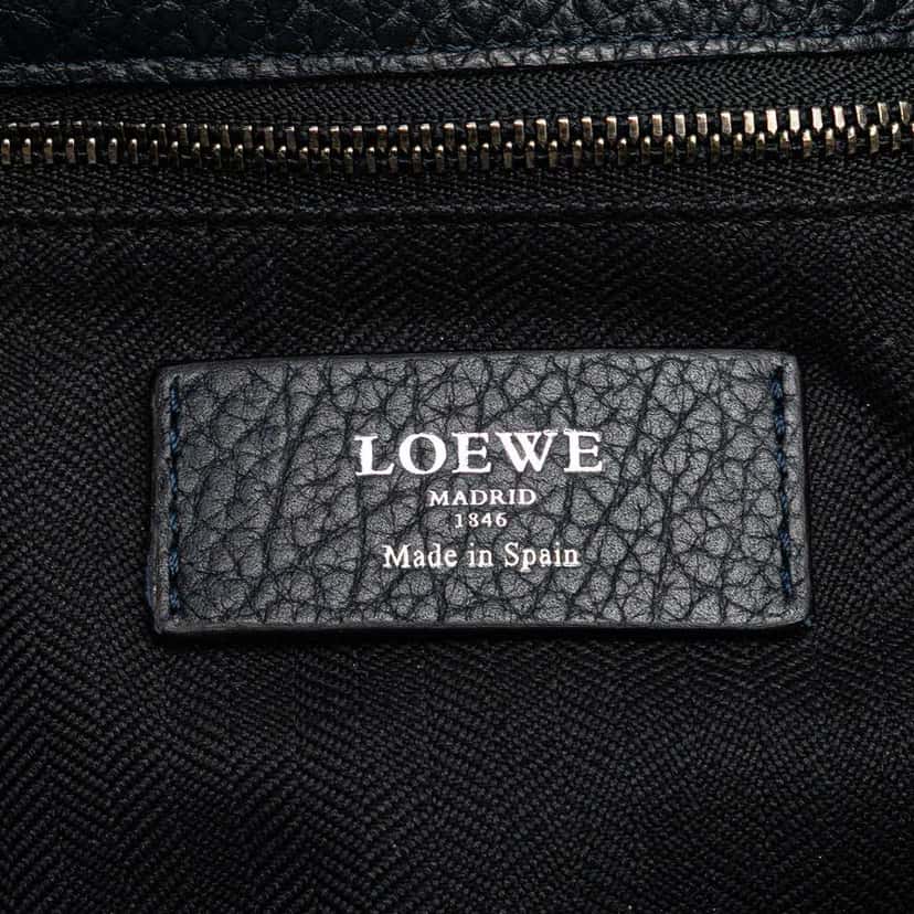 Loewe Calfskin Flamenco Tassel 36 Blue Leather Good condition - Box View