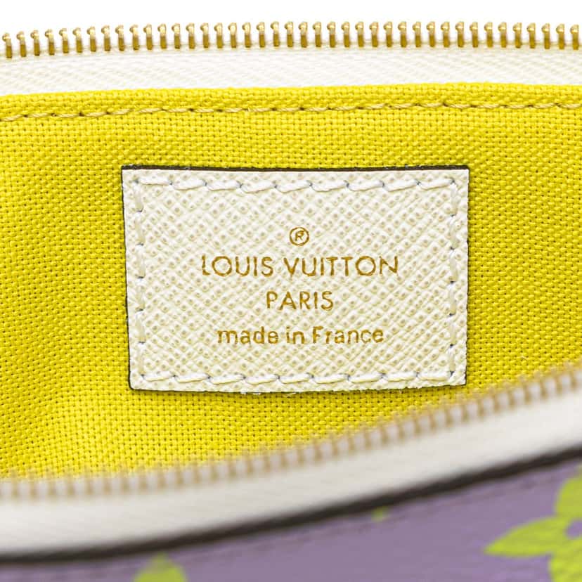 Louis Vuitton Monogram Giant Elizabeth Pencil Case Purple Canvas Good condition - Box View