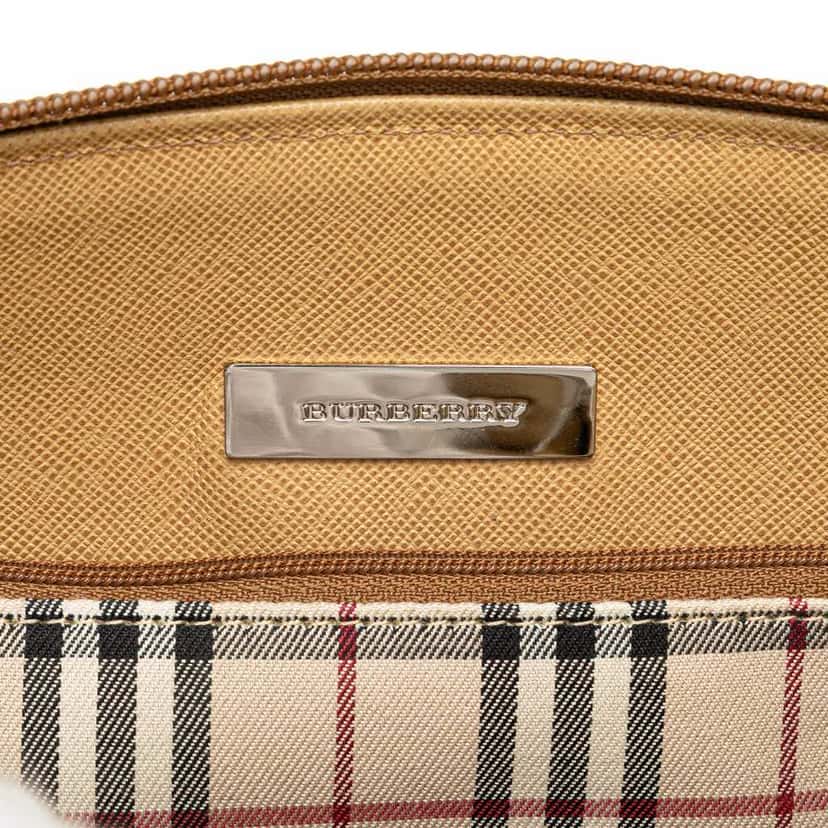 Burberry Leather Handbag Brown Leather Good condition - Box View