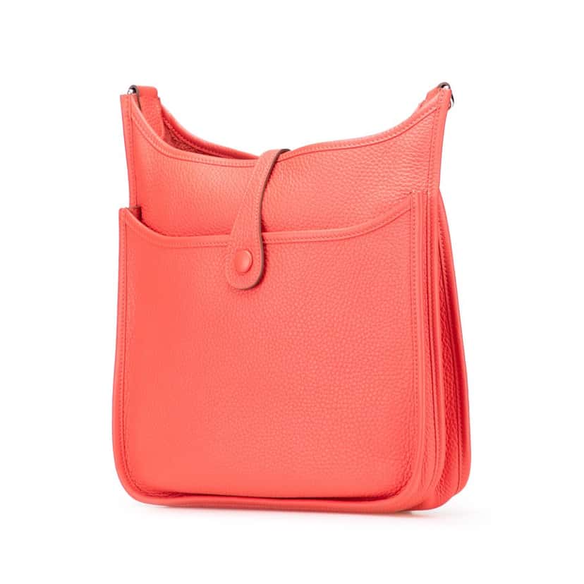 Hermès Clemence Evelyne III 29 Pink Leather Very good condition - Back View