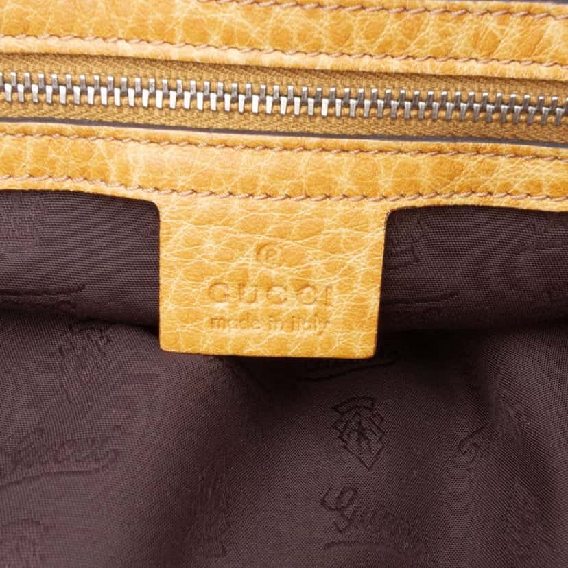 Gucci Medium GG Canvas Bamboo Libeccio Tote Brown Canvas Good condition - Box View
