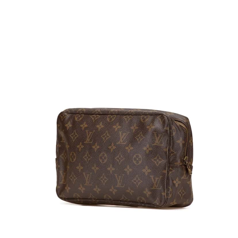 Louis Vuitton Monogram Trousse Toilette 28 Brown Canvas Good condition - Back View