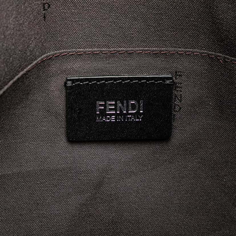 Fendi Zucca Coated Canvas Crossbody Black Canvas Good condition - Box View