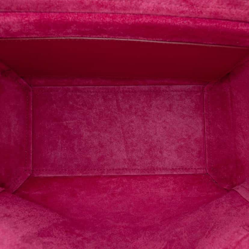 Celine Micro Grained Calfskin Belt Bag Pink Leather Good condition - Model View