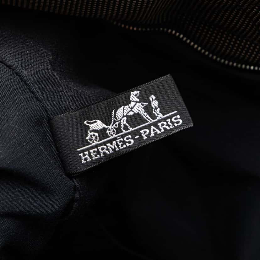 Hermès Canvas Herline Cabas Grey Canvas Good condition - Box View