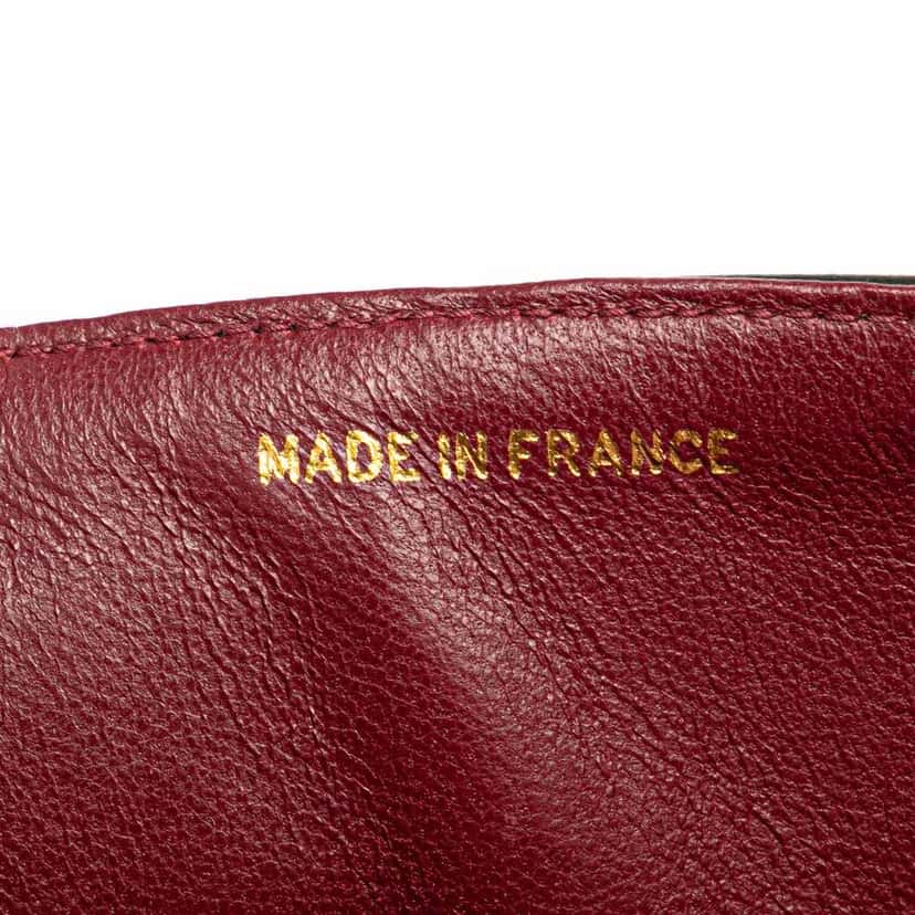 Chanel Small Classic Lambskin Double Flap Black Leather Good condition - Box View