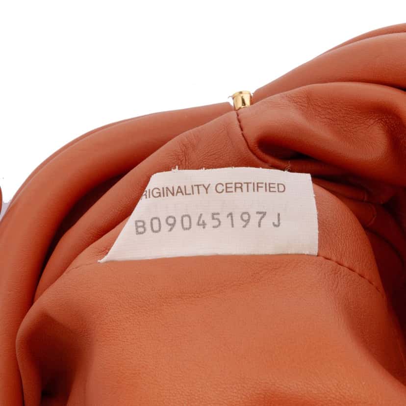 Bottega Veneta Lambskin The Mini Pouch Crossbody Brown Leather Good condition - Box View