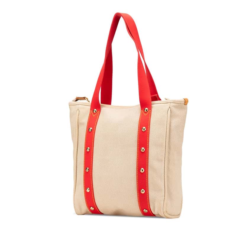 Louis Vuitton Antigua Cabas MM Brown Canvas Good condition - Back View