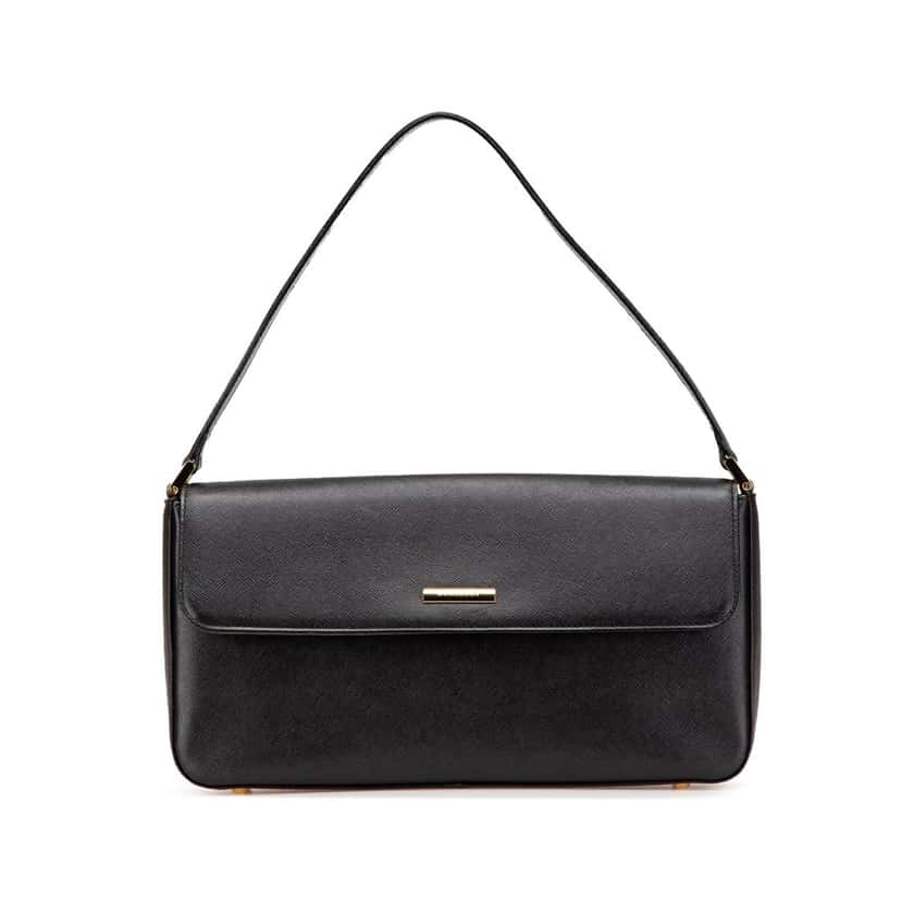 Burberry Leather Shoulder Bag Black Leather Good condition - Front View