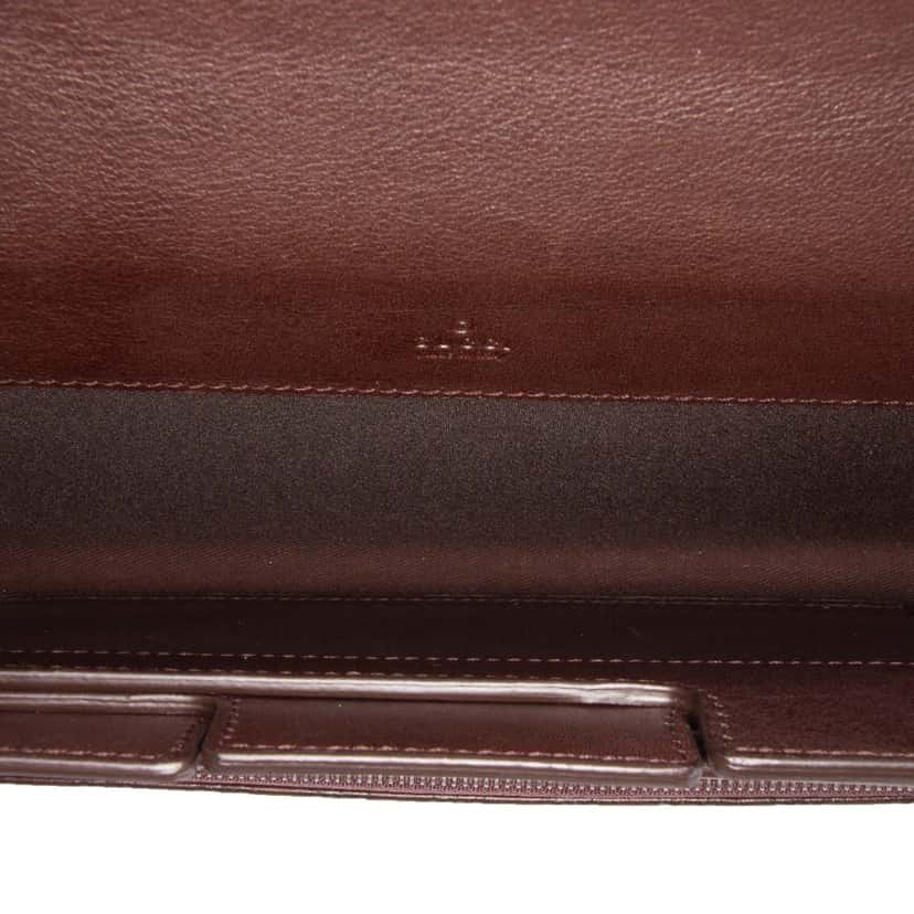 Gucci Microguccissima Travel Organizer Brown Leather Good condition - Model View