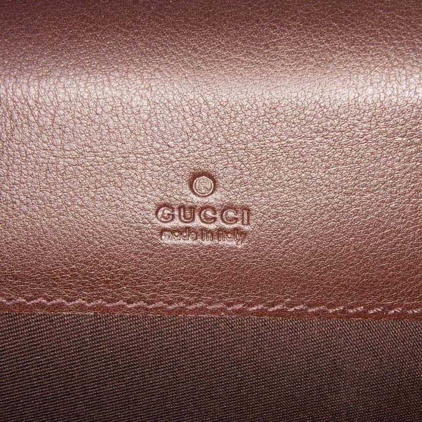 Gucci Microguccissima Travel Organizer Brown Leather Good condition - Box View