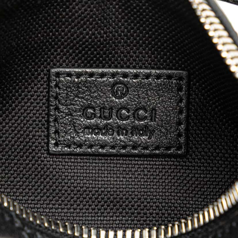 Gucci Mini Leather Blondie Barrel Shoulder Bag Black Leather Very good condition - Box View