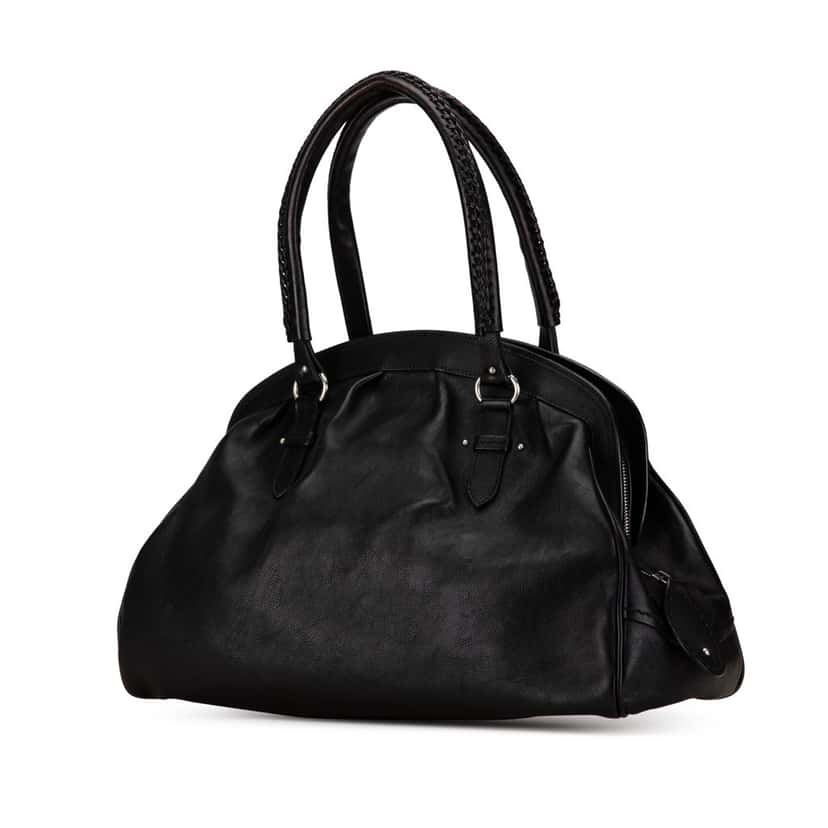 Dior Large Calfskin My Dior Frame Handbag Black Leather Good condition - Back View