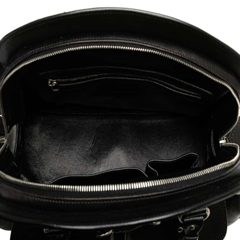 Dior Large Calfskin My Dior Frame Handbag Black Leather Good condition - Model View