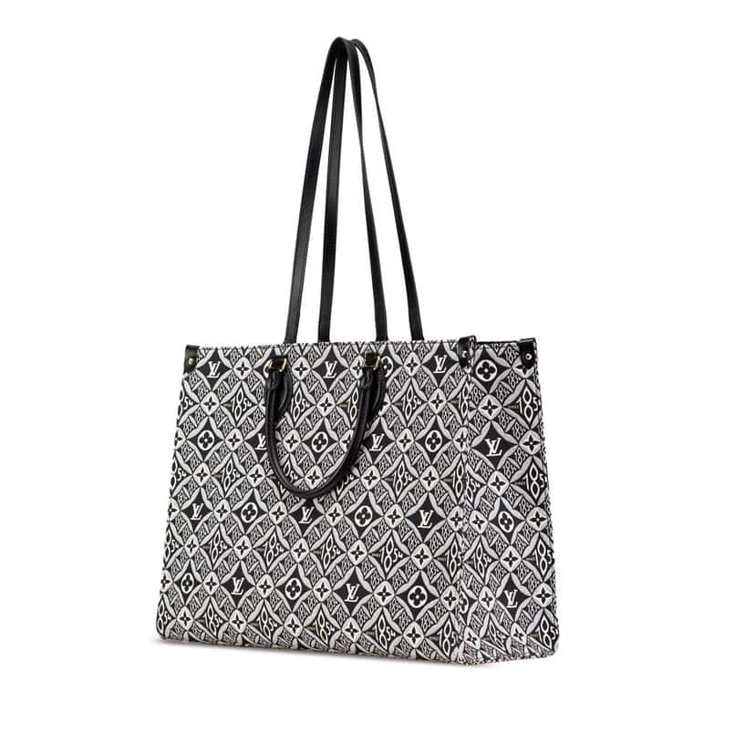 Louis Vuitton Monogram Since 1854 Onthego GM Black Canvas Good condition - Back View