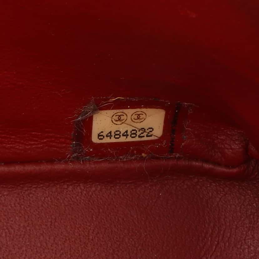 Chanel Medium CC Perforated Calfskin Single Flap Brown Leather Good condition - Box View
