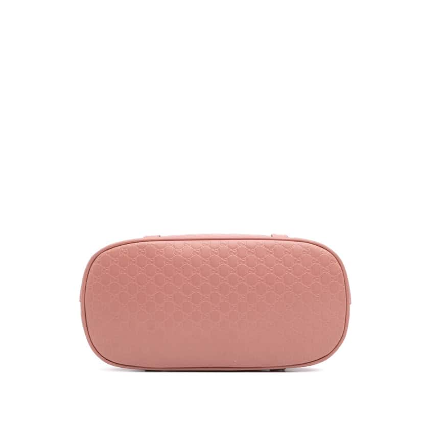 Gucci Mini Microguccissima Dome Satchel Pink Leather Good condition - Inside View