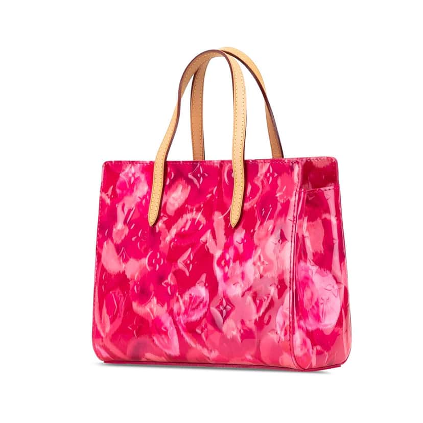 Louis Vuitton Monogram Vernis Ikat Catalina BB Pink Leather Good condition - Back View