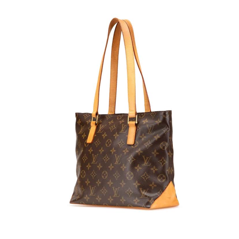 Louis Vuitton Monogram Cabas Piano Brown Canvas Good condition - Back View