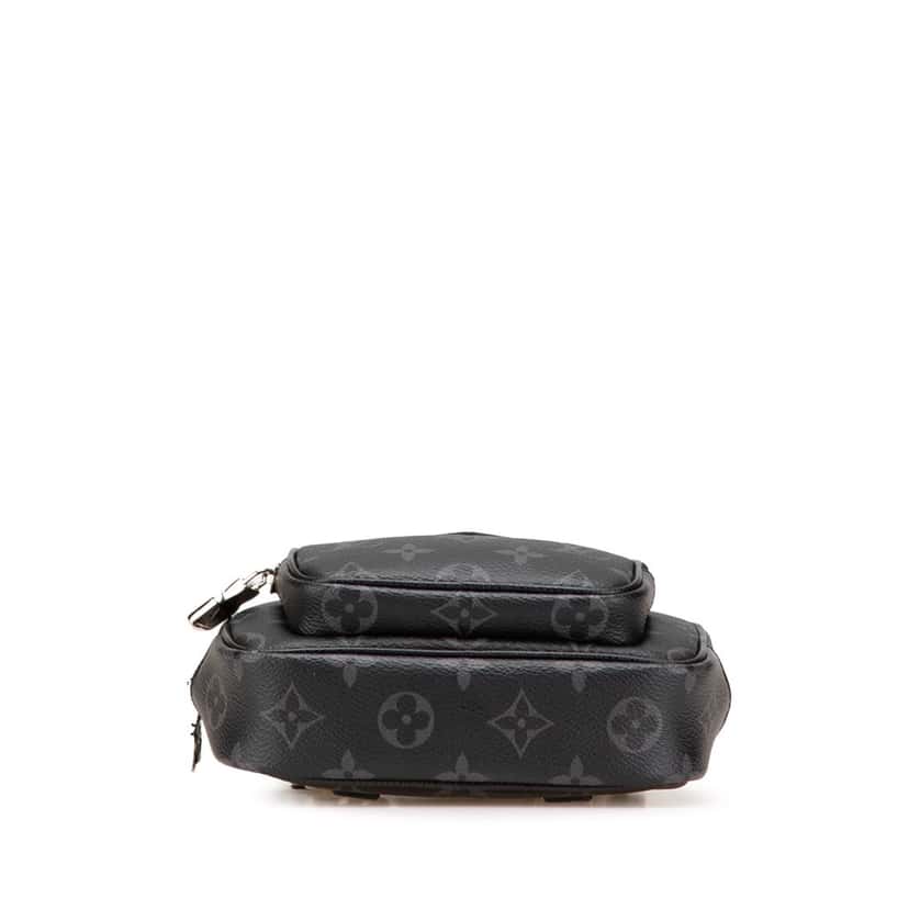 Louis Vuitton Monogram Eclipse Taigarama Outdoor Pouch Black Canvas Good condition - Inside View