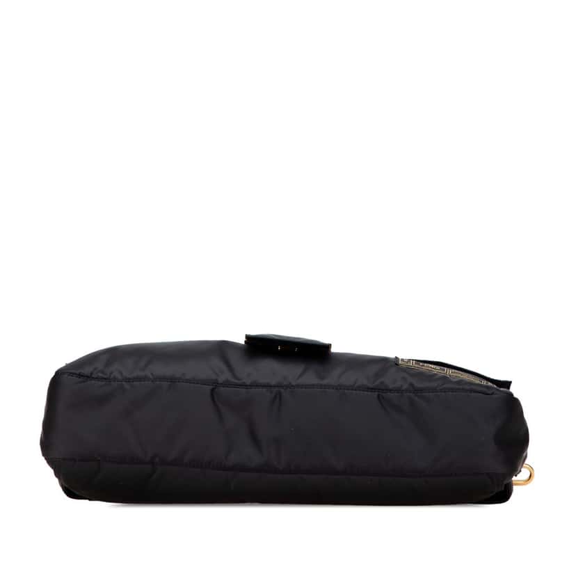 Fendi Porter Nylon Baguette Satchel Black Good condition - Inside View