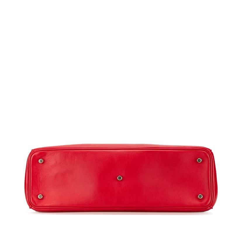 Dior Large Diorissimo Satchel Red Leather Fair condition - Inside View
