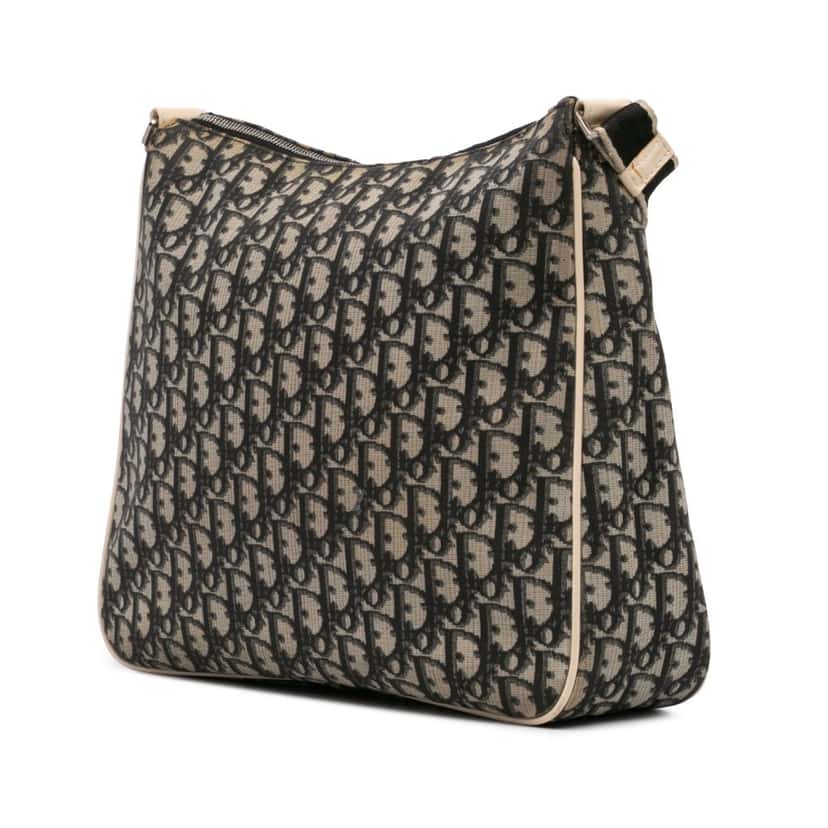 Dior Diorissimo Trotter Canvas Crossbody Black Canvas Good condition - Back View