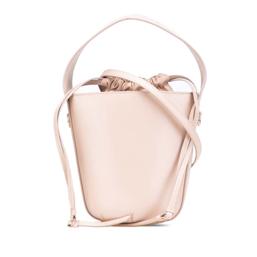 Chloé Calfskin Sense Bucket Bag Brown Leather Good condition - Front View