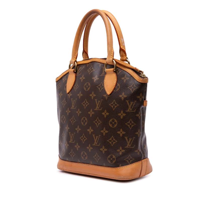 Louis Vuitton Monogram Lockit PM Brown Canvas Good condition - Back View