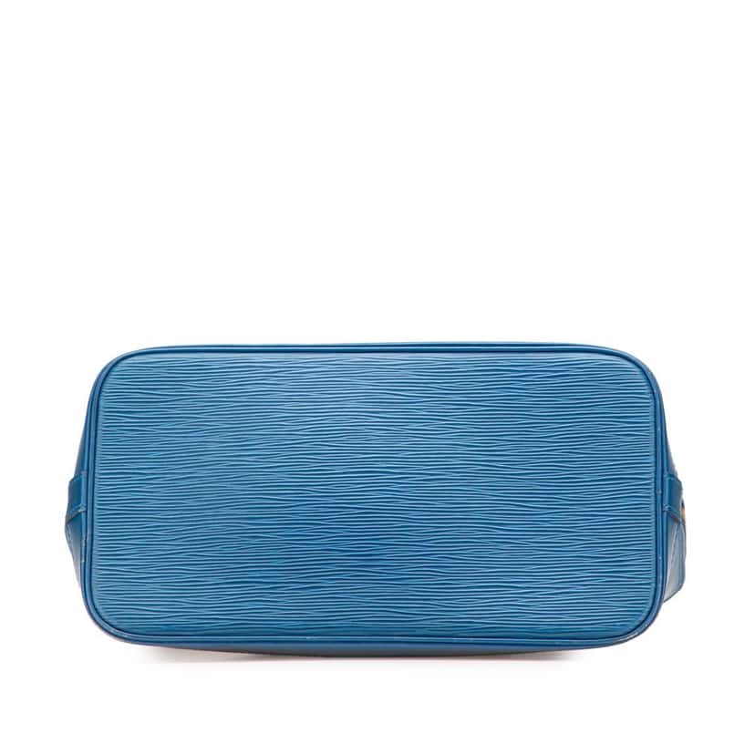 Louis Vuitton Epi Alma PM Blue Leather Good condition - Inside View