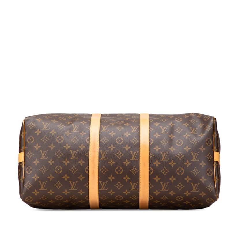 Louis Vuitton Monogram Keepall Bandouliere 50 Brown Canvas Good condition - Inside View