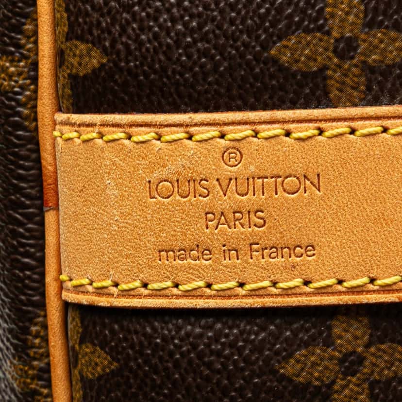 Louis Vuitton Monogram Keepall Bandouliere 50 Brown Canvas Good condition - Box View
