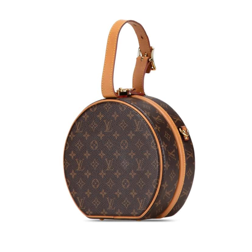 Louis Vuitton Monogram Petite Boite Chapeau Brown Canvas Fair condition - Back View