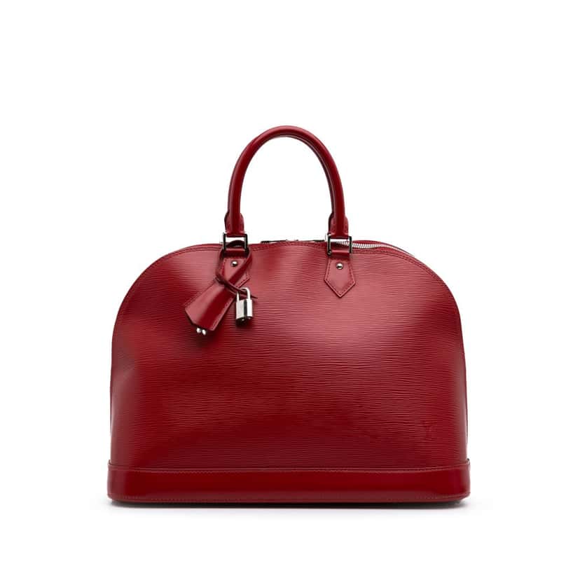 Louis Vuitton Epi Alma GM Red Leather Good condition - Front View
