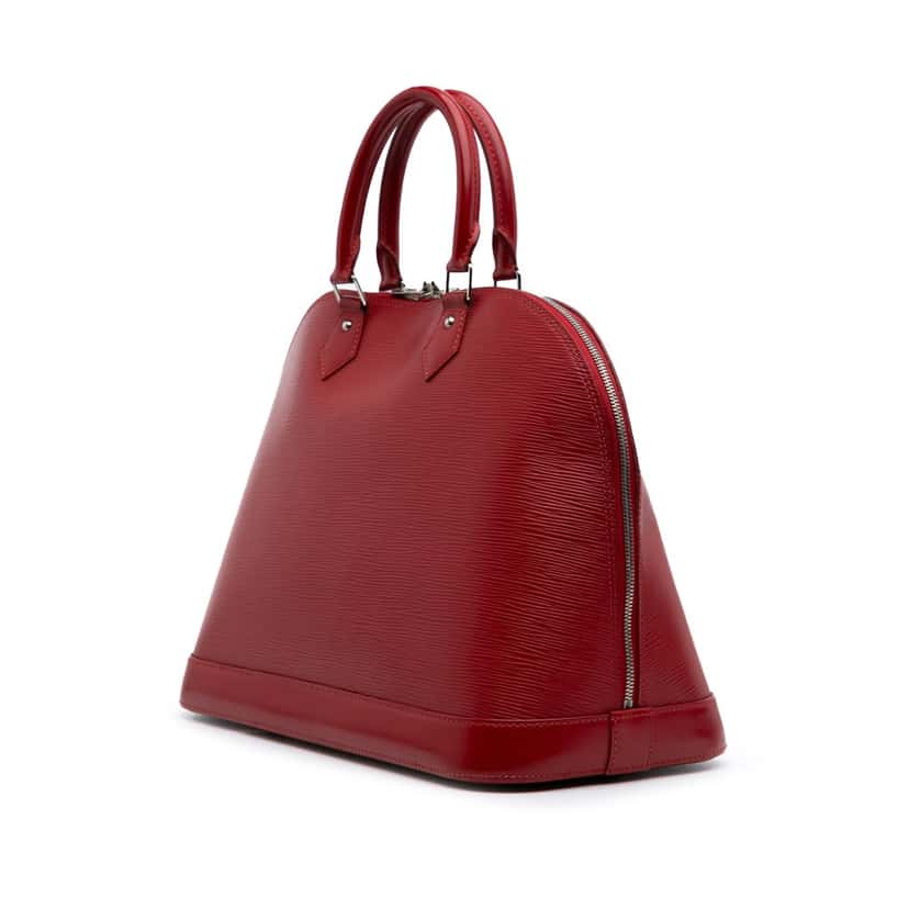 Louis Vuitton Epi Alma GM Red Leather Good condition - Back View
