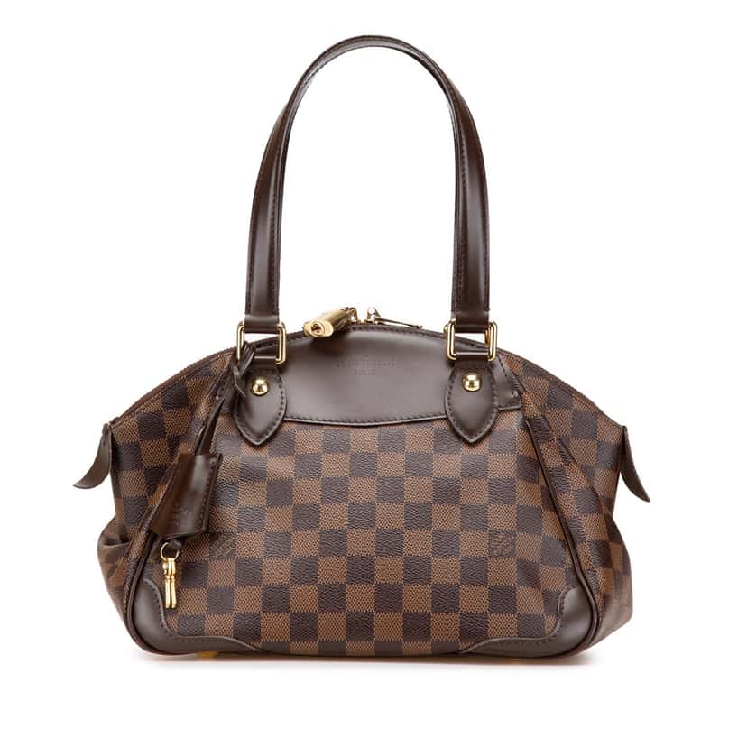 Louis Vuitton Damier Ebene Verona PM Brown Canvas Good condition - Front View