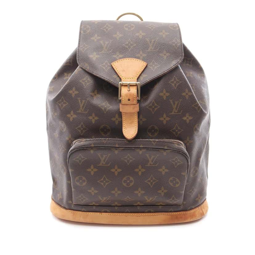 Louis Vuitton Monogram Montsouris GM Brown Canvas Good condition - Front View