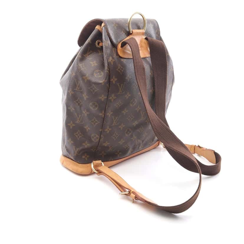 Louis Vuitton Monogram Montsouris GM Brown Canvas Good condition - Back View