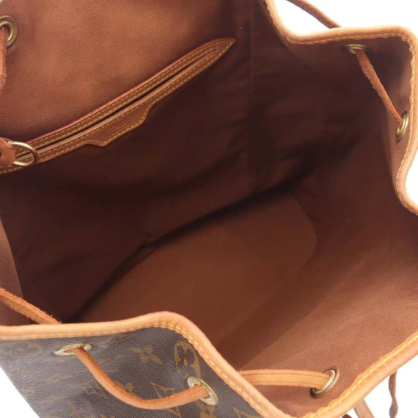 Louis Vuitton Monogram Montsouris GM Brown Canvas Good condition - Model View