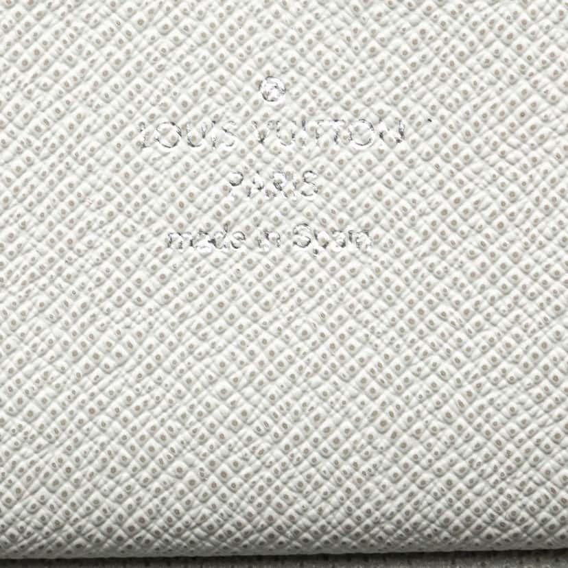 Louis Vuitton Monogram Logo Story Zippy Long Wallet White Canvas Good condition - Box View