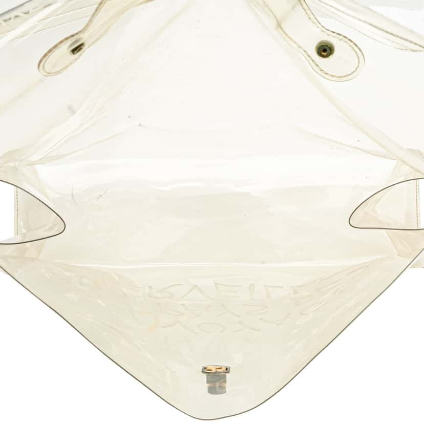 Hermès Vinyl Souvenir De L Exposition Kelly Handbag White Good condition - Model View