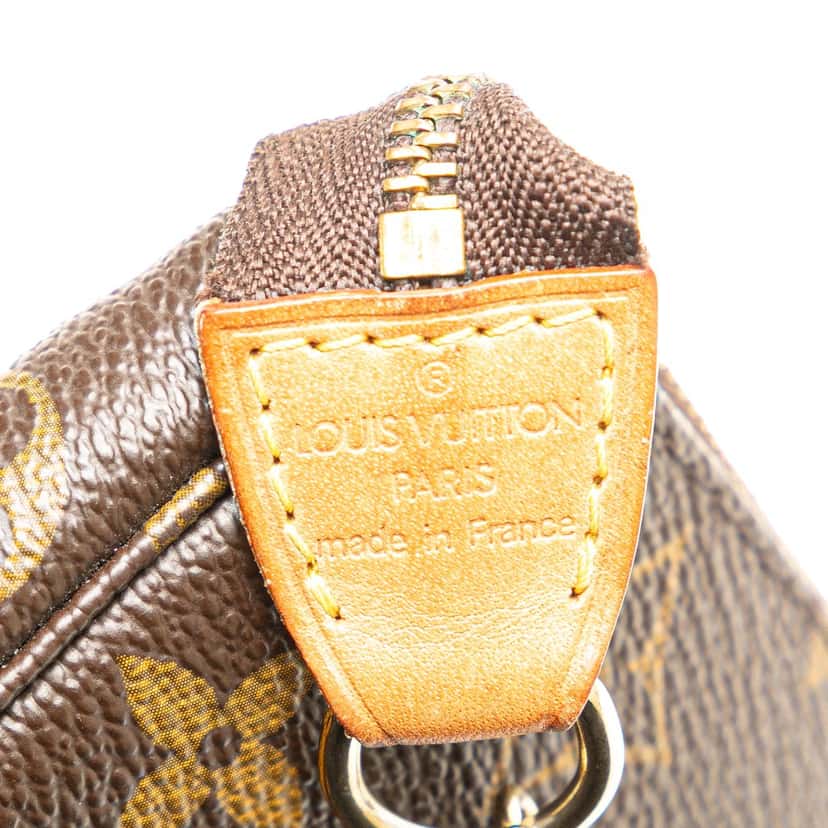 Louis Vuitton Monogram Mini Pochette Accessoires Brown Canvas Good condition - Box View