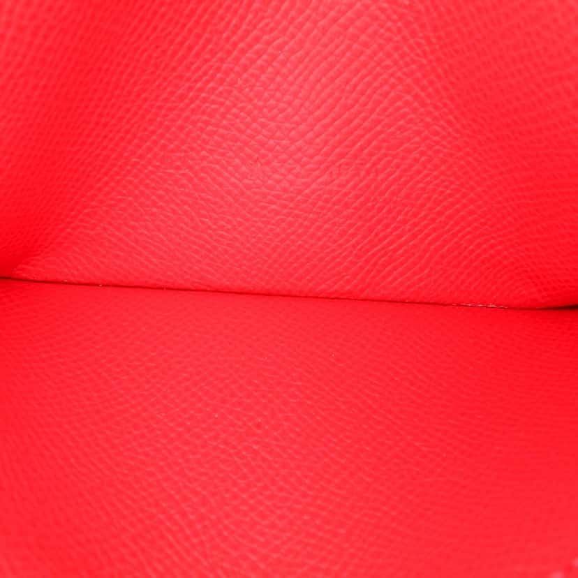 Hermès Epsom Bearn Wallet Red Leather Good condition - Model View