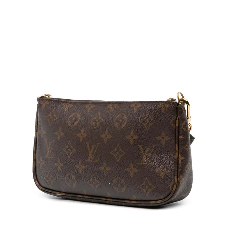 Louis Vuitton Monogram Multi Pochette Accessoires Brown Canvas Good condition - Back View